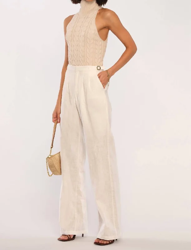 Hot Deal Lucca Pants In Eggshell