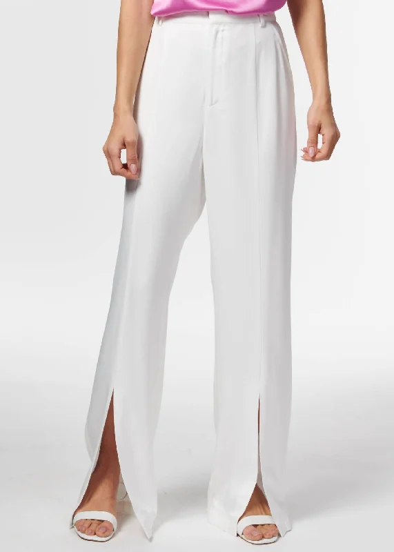 Seasonal Clearance Amelie Twill Pant In White