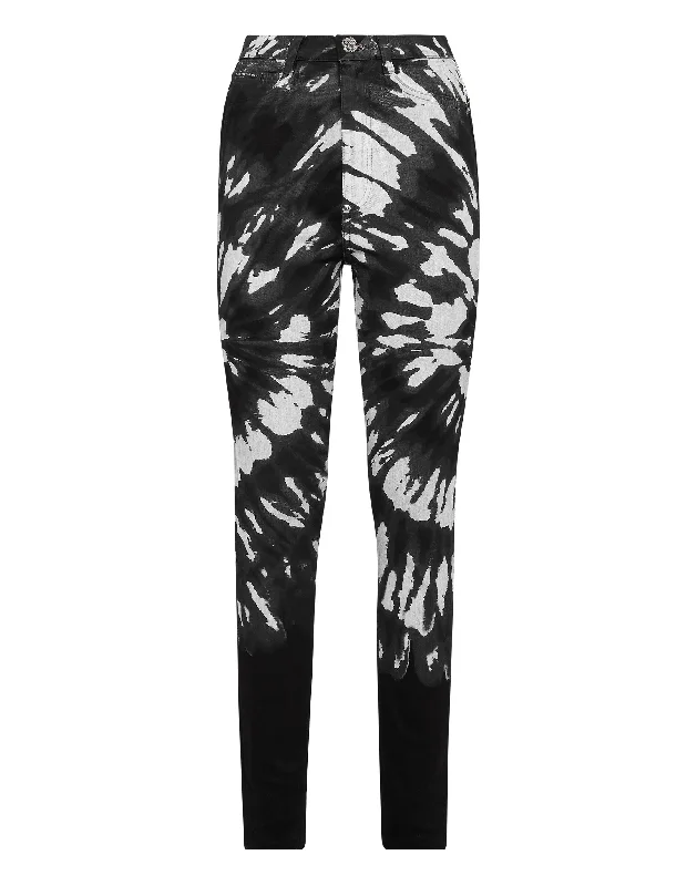 Weekend Sale: Don't Miss Out Denim Super High Waist Jegging Tie dye