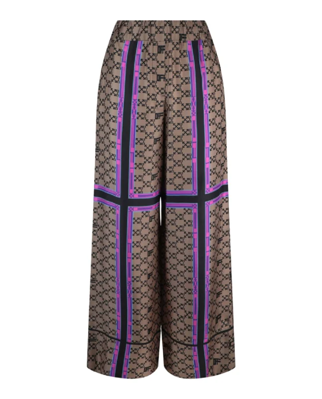 Instant Deal Monogram Silk Pants
