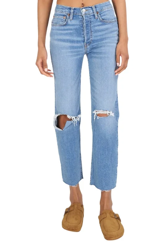 Weekend Deals That Impress 70S Stove Pipe Jean In Destroyed Dawn