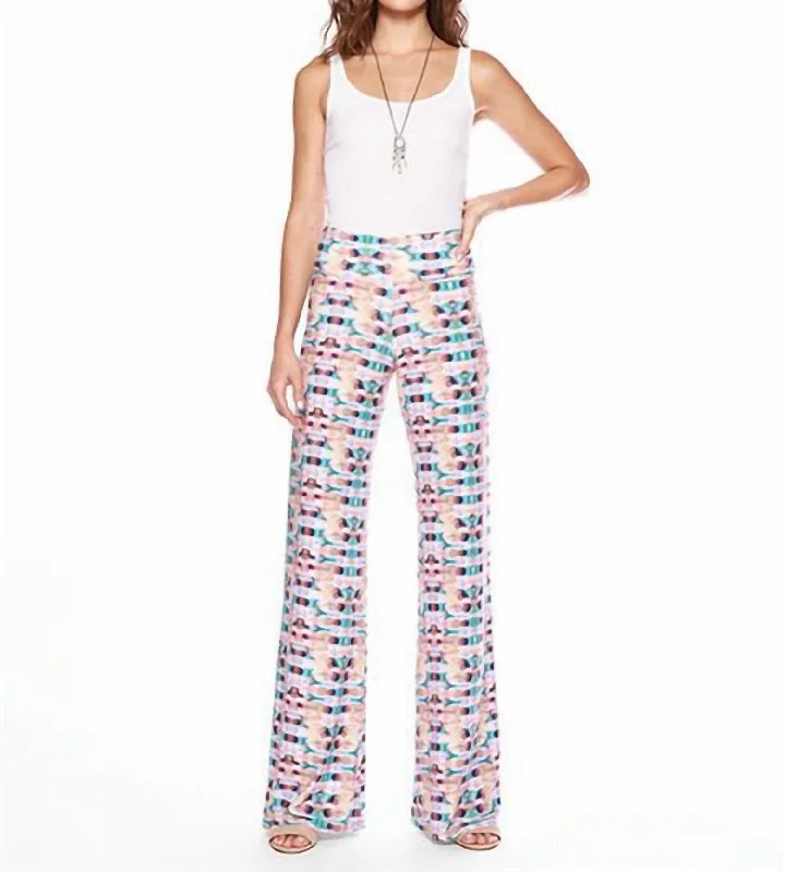 Weekend Bargains to Celebrate Print Wide Leg Pants In Lesson