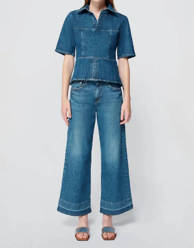 Hot Deal Jude Wide Leg Jeans In Denim
