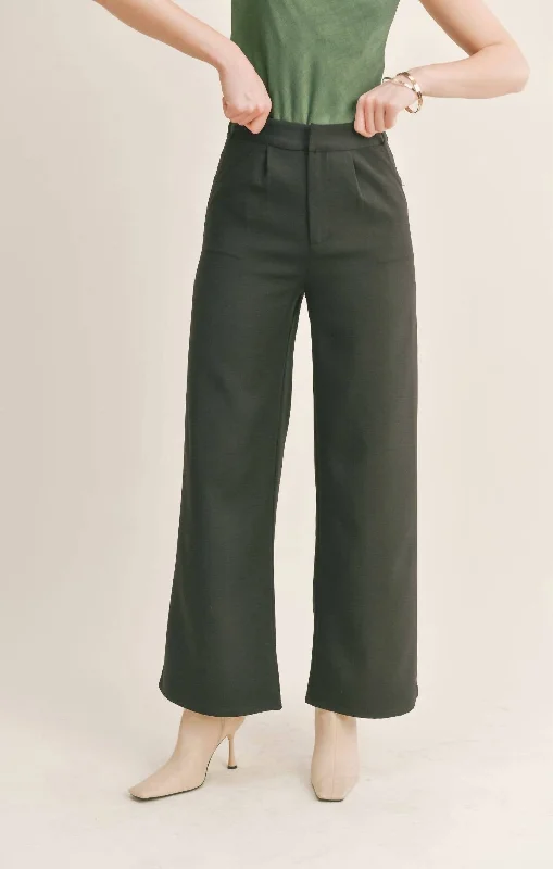 Bargain Bin Coffee Date Pants In Black