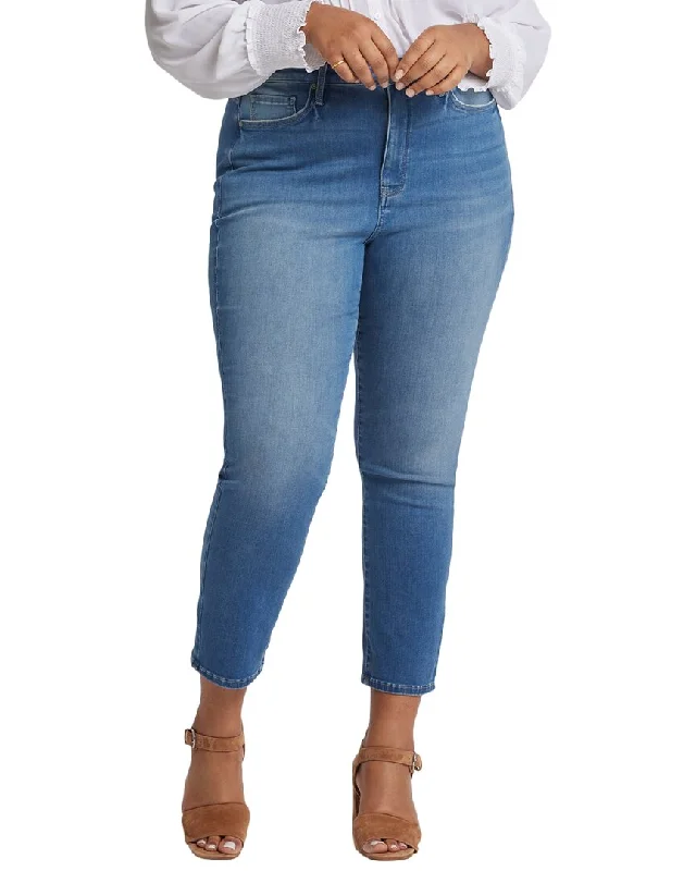 Online Specials NYDJ Plus Sheri Bluewater Slim Jean