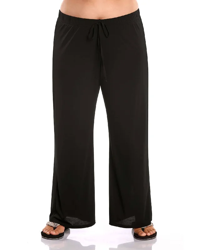Weekend Offers That Dazzle Plus Size Lounge Pant In Black