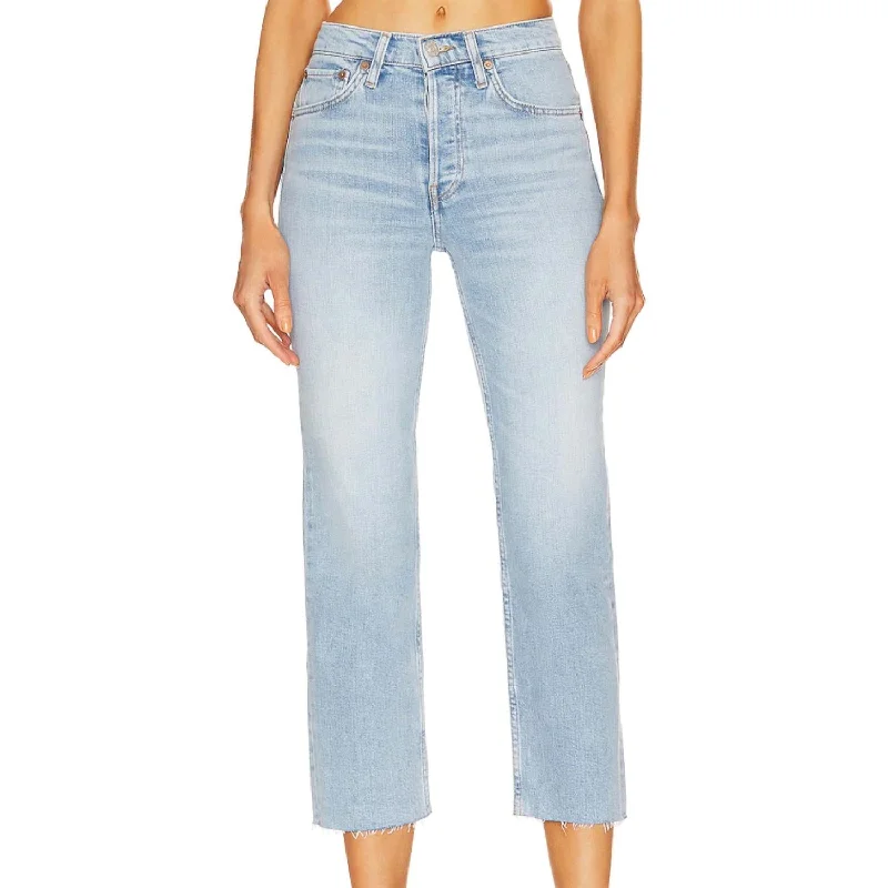 Weekend Savings Sensation 70's Stove Pipe Jean In Echo