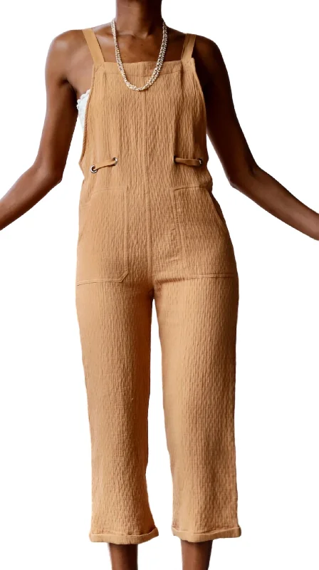 Super Sale Light And Lux Jumpsuit In Mustard