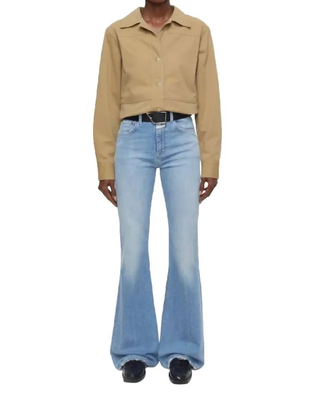 Flash Sale Rawlin Skinny Flare Jeans In Light Blue