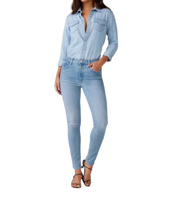 Lowest Price Snapback Charlie Ankle Jeans In Pacifica
