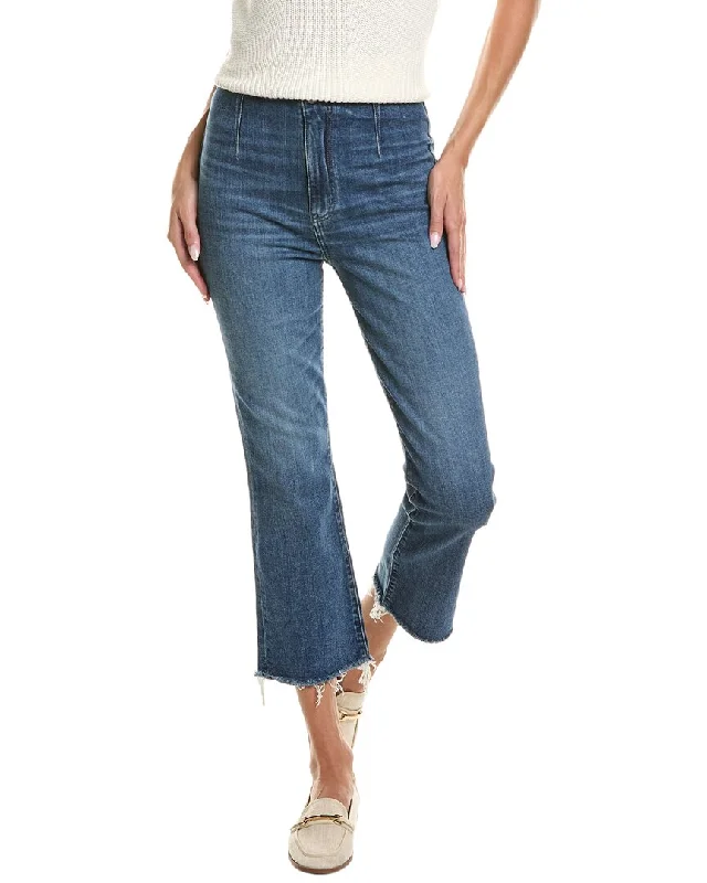 Discount Days DAZE DENIM Shy Girl Darted High Rise Crop Flare Jean