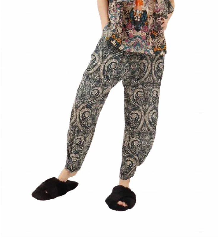 Price Blitz Besalu Floral Pants In Mix 2 Green