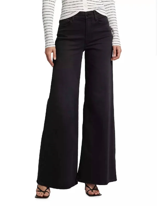 Weekend Deals That Amaze Le Palazzo Wide-Leg Jeans In Black