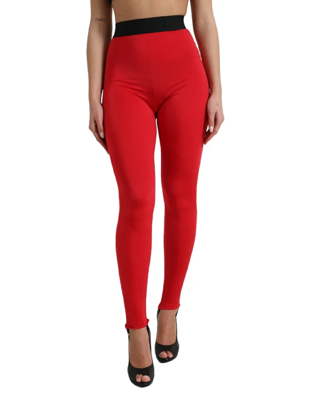 New Arrival Dolce & Gabbana Elegant High Waist  Women's Leggings