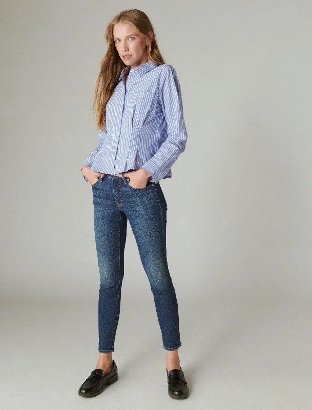 Final Markdown Lucky Brand Women's Ava Mid Rise Skinny