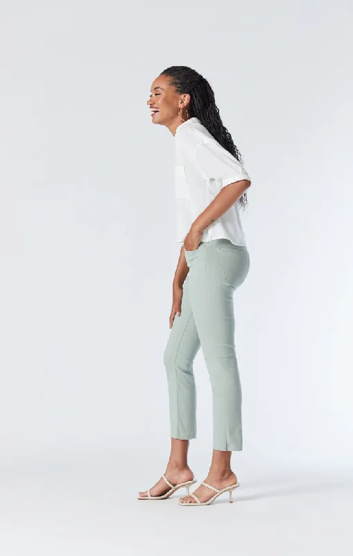 Weekend Specials to Delight VIOLA STRAIGHT LEG JEANS IN ICEBERG GREEN LA VINTAGE