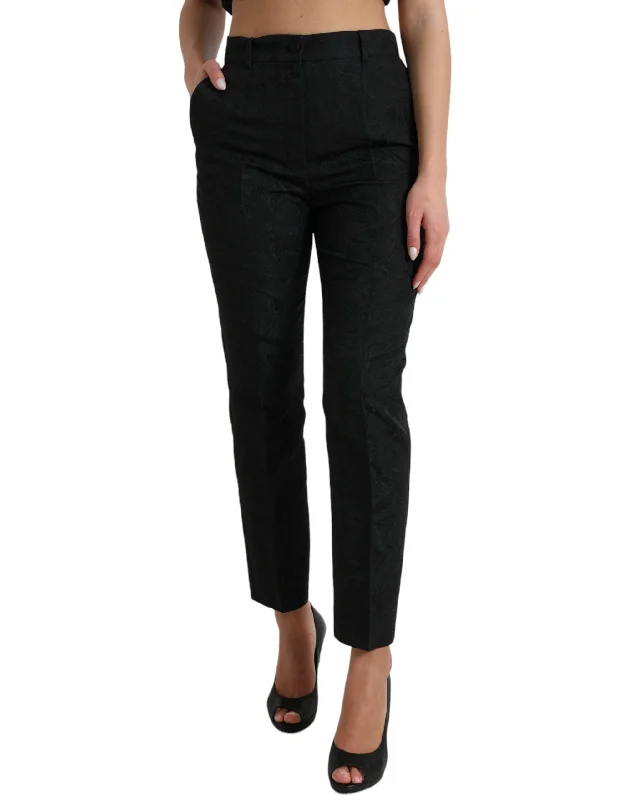 Great Bargain Dolce & Gabbana High Waist Tape Elegance Women's Pants