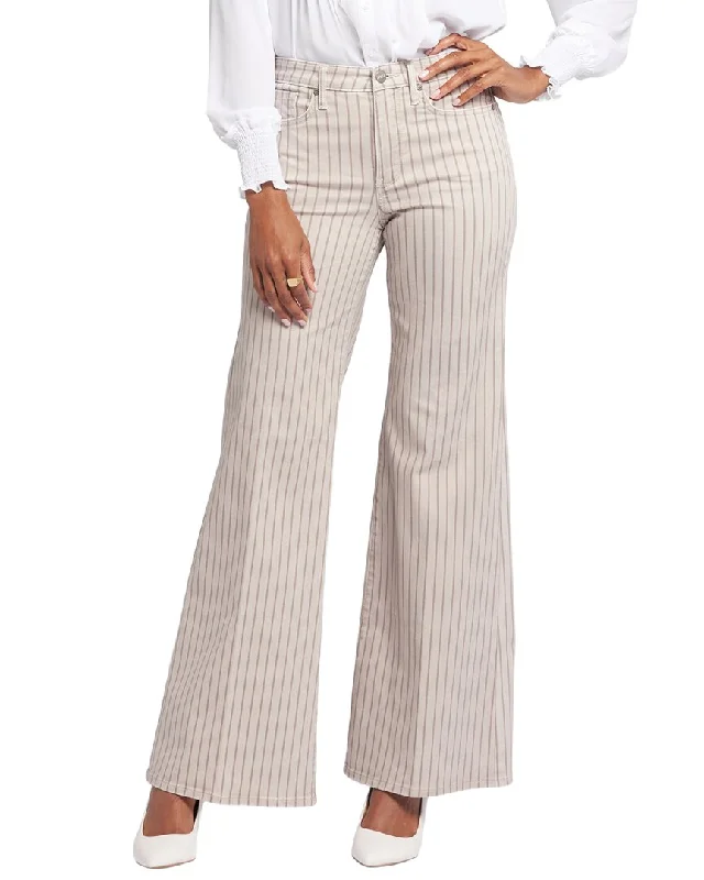 Today’s Deal NYDJ Mia Coastal Sands Stripe Palazzo Jean