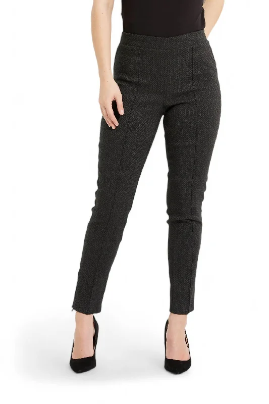 Anniversary Sale Pintuck Details Pant In Black/green