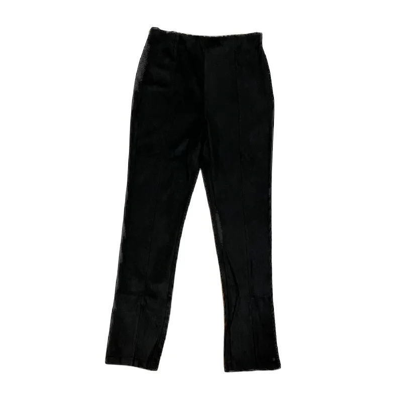 Shop and Save Women's On The Side Suede Pant In Black