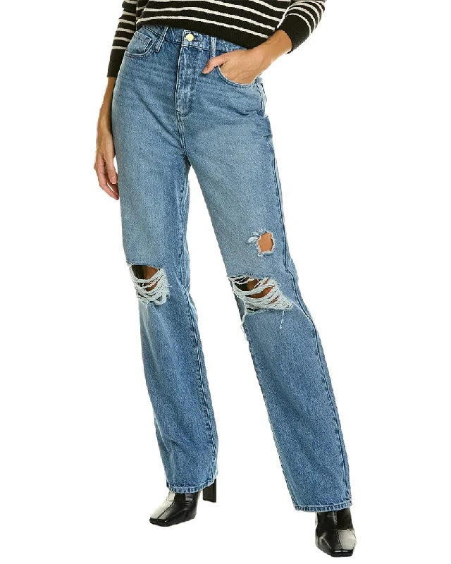 Bargain Bin Triarchy Medium Indigo High-Rise Straight Jean