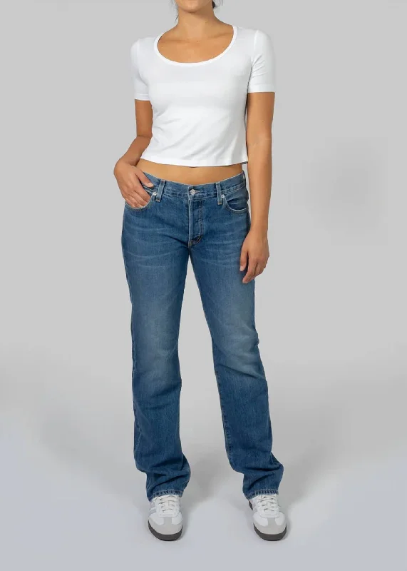 Best Bargains Simone Straight Jean In Idle