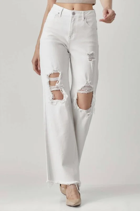 Sale Event Wide Leg Jean In White