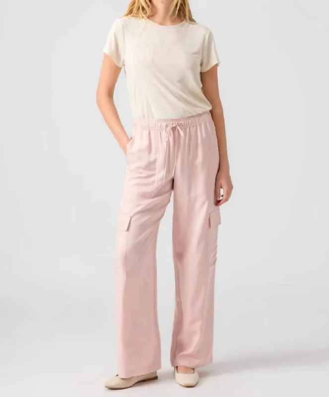 Instant Discount Soft Track Pant In Rose Smoke