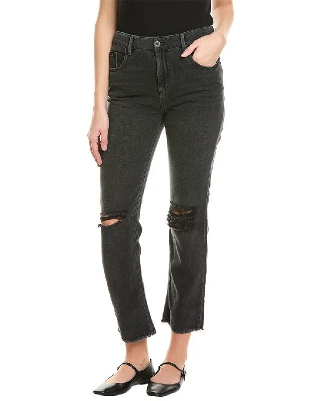 Don't Delay Bella Dahl Lennon Straight Leg Ripped Knee Jean