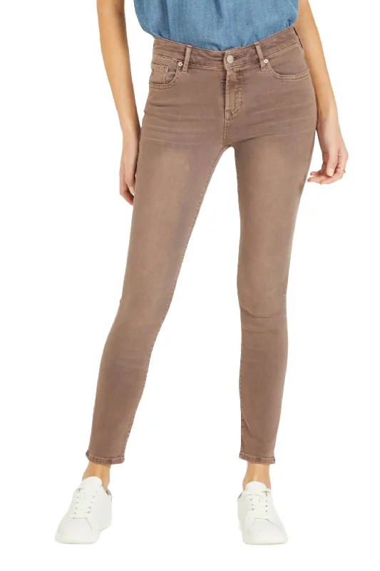 Mega Discount Gisele Skinny High Rise Jean In Root Beer