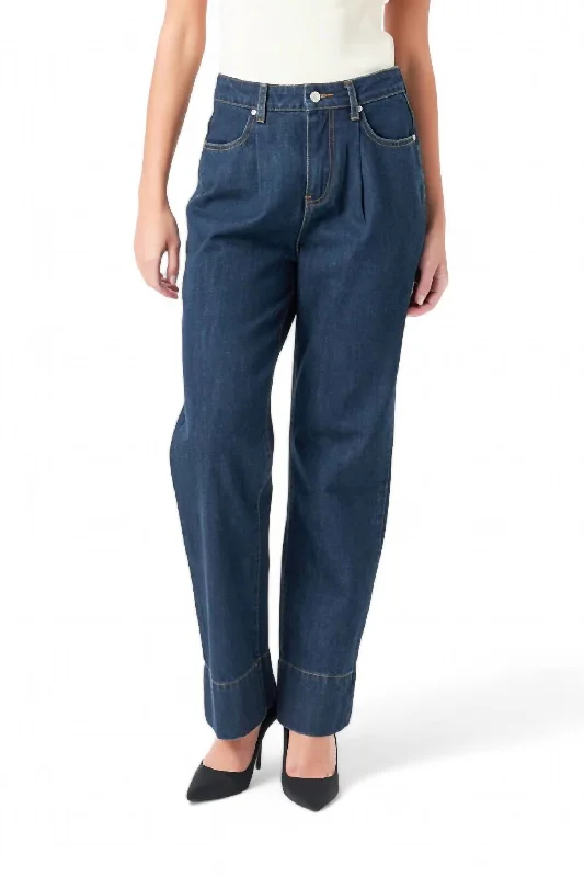 Price Fest Marnie Wide Leg Jeans In Navy
