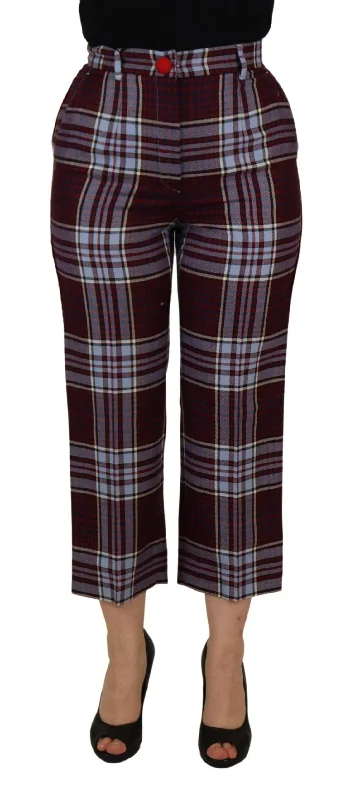 Top Pick Dolce & Gabbana Elegant High Waist Wool-Blend Women's Trousers