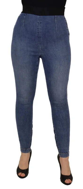 Overstock Sale Dolce & Gabbana  High Waist Stretchable Skinny Pants Women's Jeans
