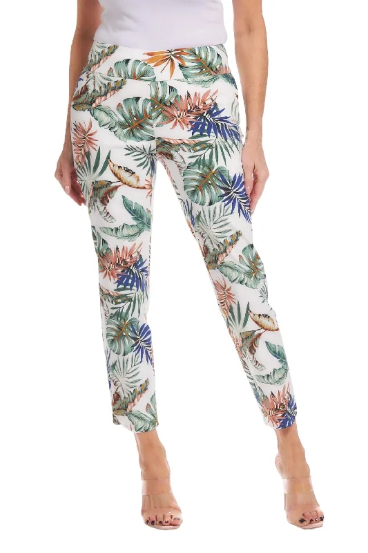 Lowest Price Women's Petal Slit Ankle Pants In Tropical