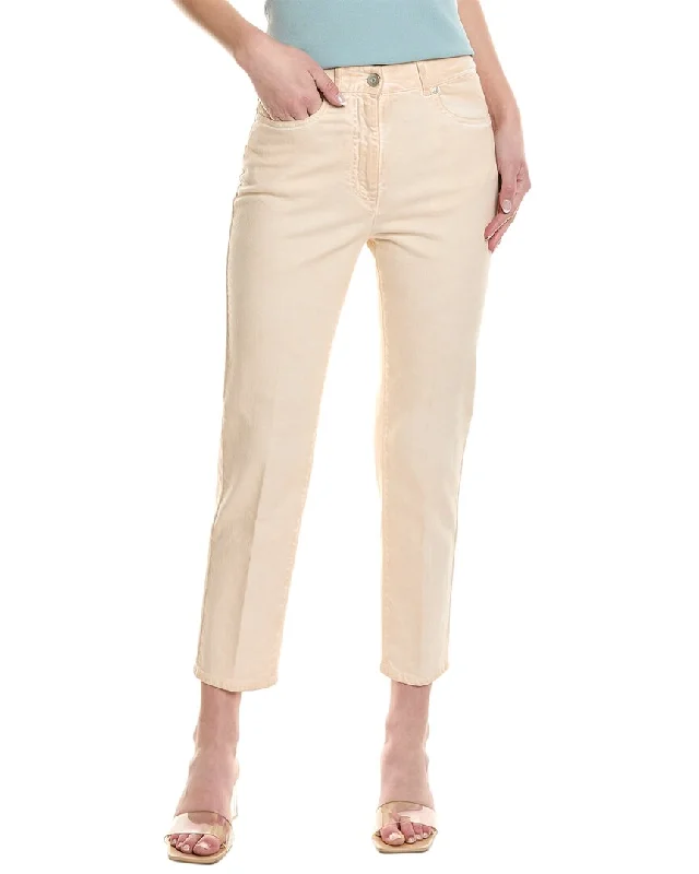 Steals and Deals Peserico Dusty Pink Straight Jean