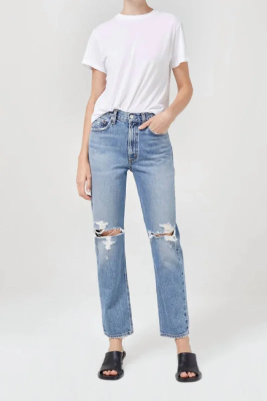 One-Day Only Mia Mid Rise Straight Jeans In Rule