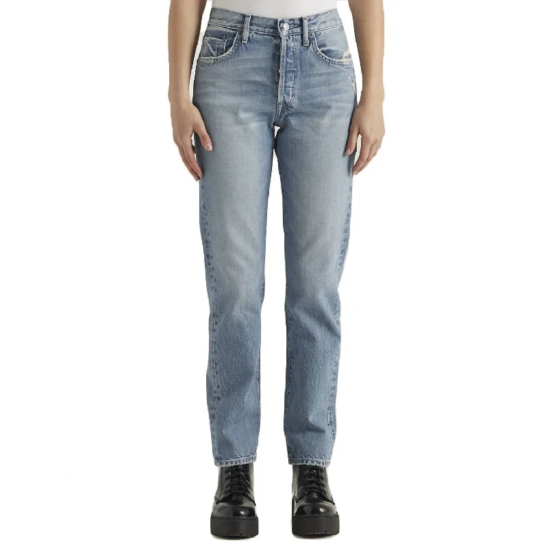 Exclusive Savings Cai Straight Leg Jean In Blue Shield