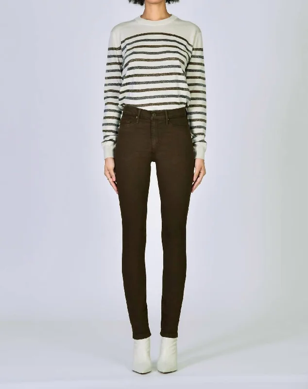 Clearance Sale Gisele High Rise Skinny Jean In Wacky Tobaccy