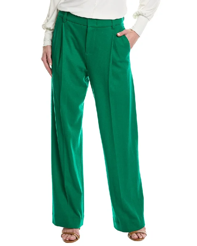Quick Sale Vince Cozy Tailored Wide Leg Wool-Blend Pant