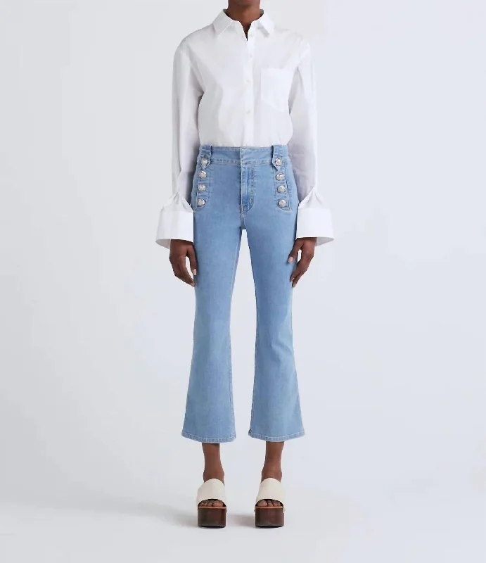 Unmissable Sale Robertson Crop Flare Jeans In Dover Light