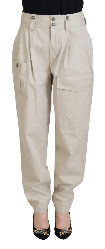 Special Buy Dolce & Gabbana Elegant  Cotton Women's Trousers