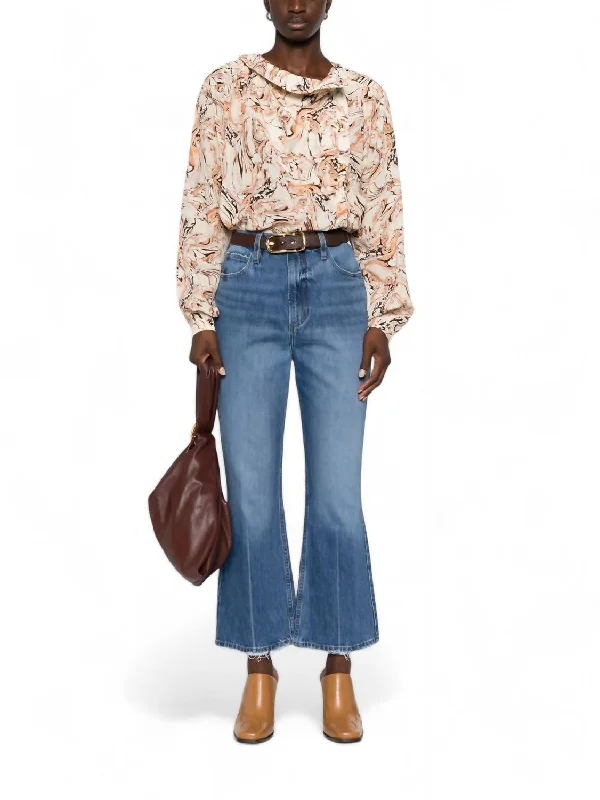 Price Blitz Le High 'n' Tight Crop Mini Boot Jean In Del Amo Grind