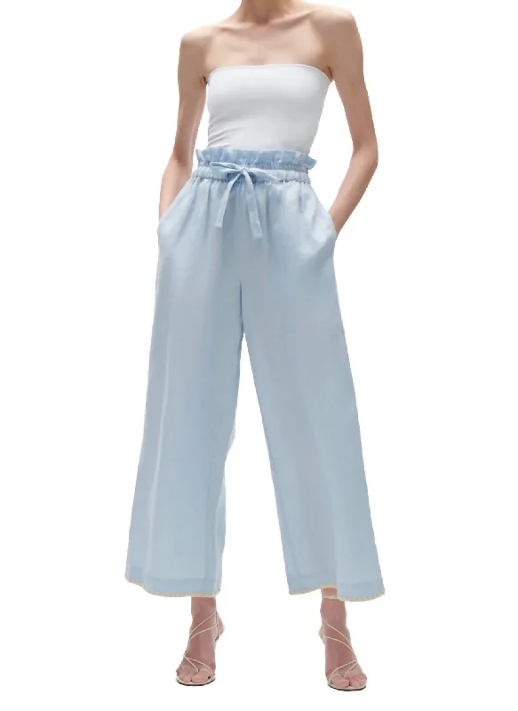 Savings Event Tomasina Pant In Soft Blue