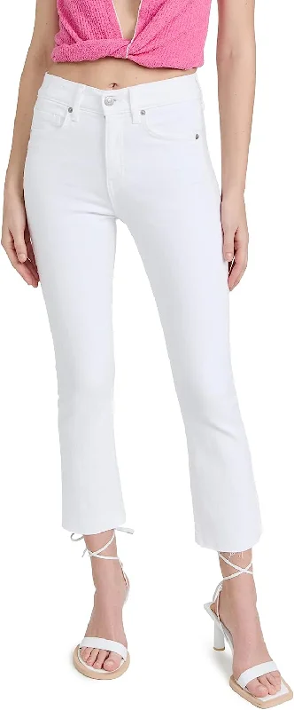 Discount Mania Veronica Beard Jean Women's Carly Kick Flare Raw Hem Jeans