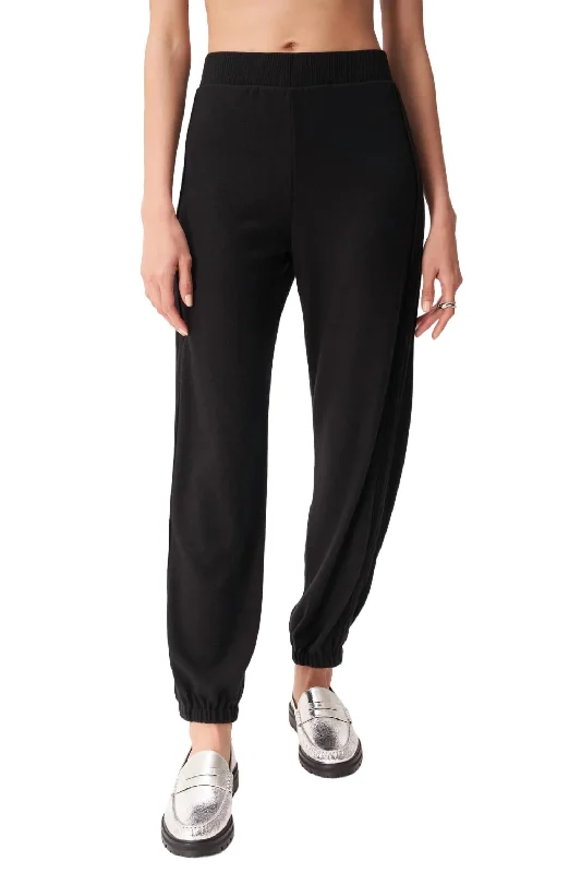Deep Discounts Just Relax Cozy Jogger In Black