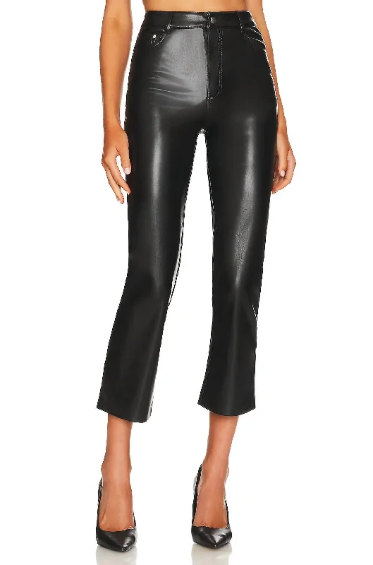 Unmissable Sale Hanie Vegan Leather Pant In Black