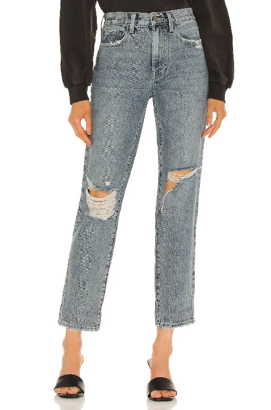 Amazing Deals Presley High Rise Relaxed Roller Jeans In York