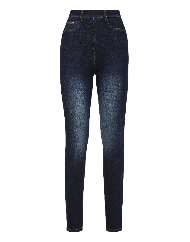 Weekend Discounts You Deserve Super High Waist Jegging Zipped