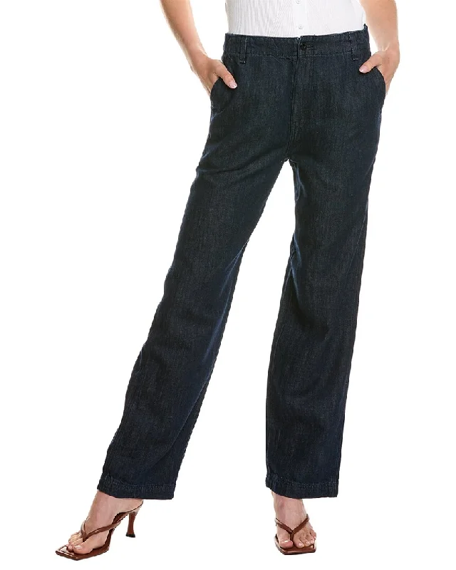 Sale Event ASKK NY Indigo Linen-Blend Chino Jean