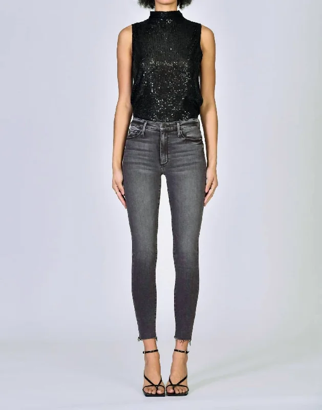 Crazy Savings Carmen High Rise Ankle Fray Jean In No One To Blame